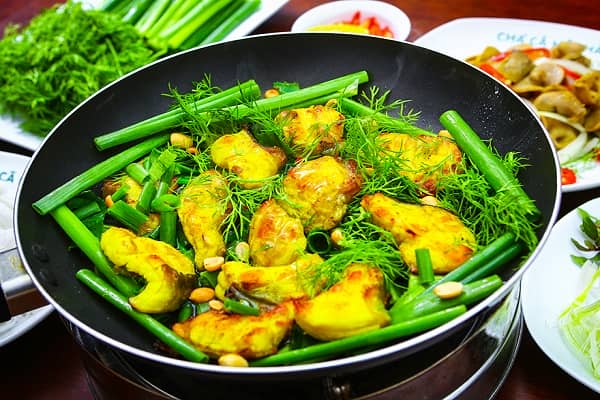 Tất cả các món ăn đều được chế biến từ cá lăng Sông Đà