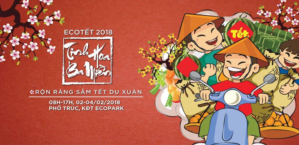 Hội chợ Tét Ecopark 2018