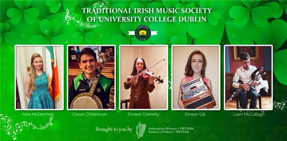 Các nghệ sĩ trẻ đến từ trường Đại học tổng hợp Dublin sẽ góp mặt tại sự kiện lần này