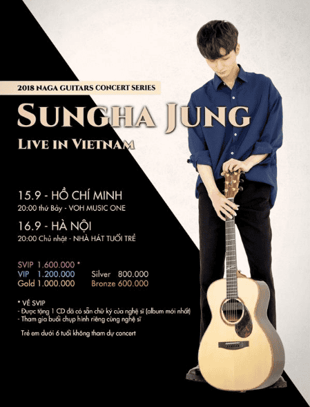 Đêm nhạc Sungha Jung live in Viet Nam tại Hà Nội
