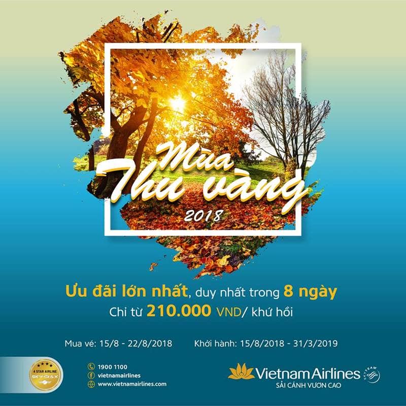 Mùa thu vàng Vietnam Airline
