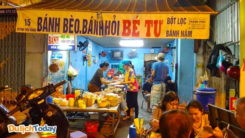 Bánh bèo Bé Tư là một trong những quán ăn ngon Nha Trang số zách