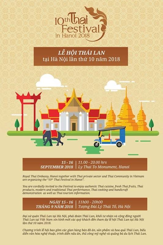 Ngày hội Thái Lan tại Hà Nội - Thai Festival 2018
