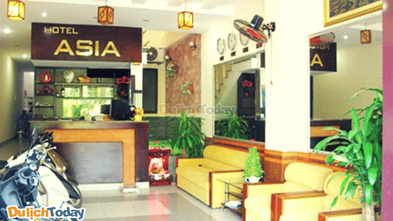Khách sạn Asia với thiết kế đơn giản thân thiện