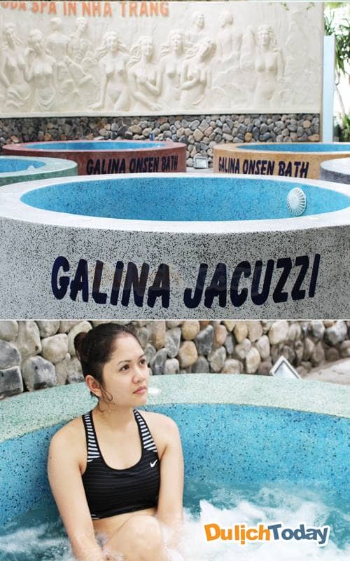 Thư giãn tại bể tắm Jacuzzi tại Galina 
