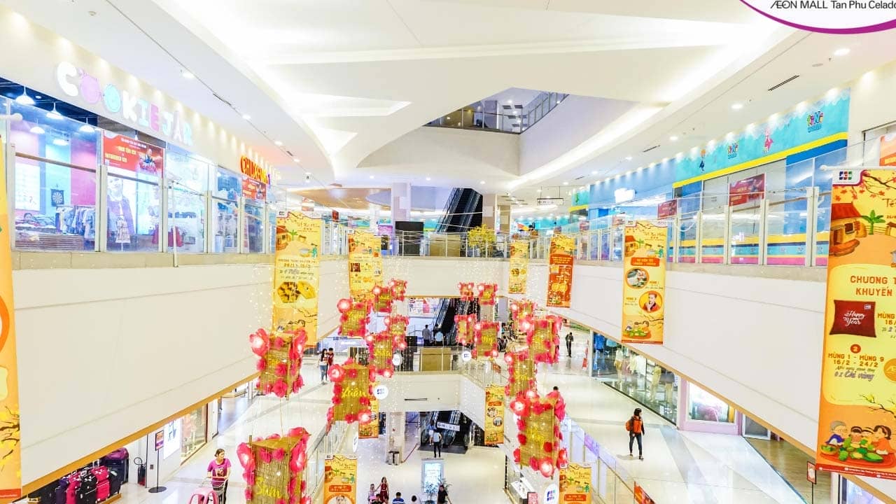 Aeon địa điểm mua giỏ quà Tết với nhiều sản phẩm mang thương hiệu Nhật Bản