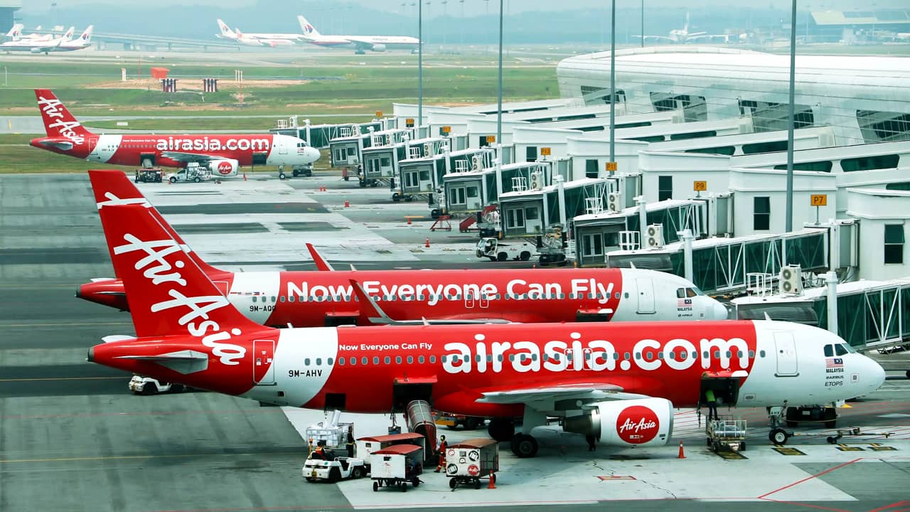 Hãng hàng không giá rẻ AirAsia. Nguồn: Internet