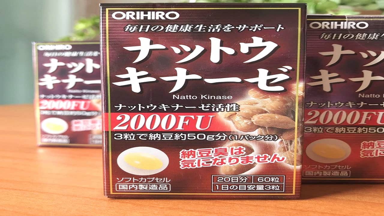 Bộ quà tặng 8/3 là thực phẩm chức năng: Nattokinase 2000FU Orihiro Nhật