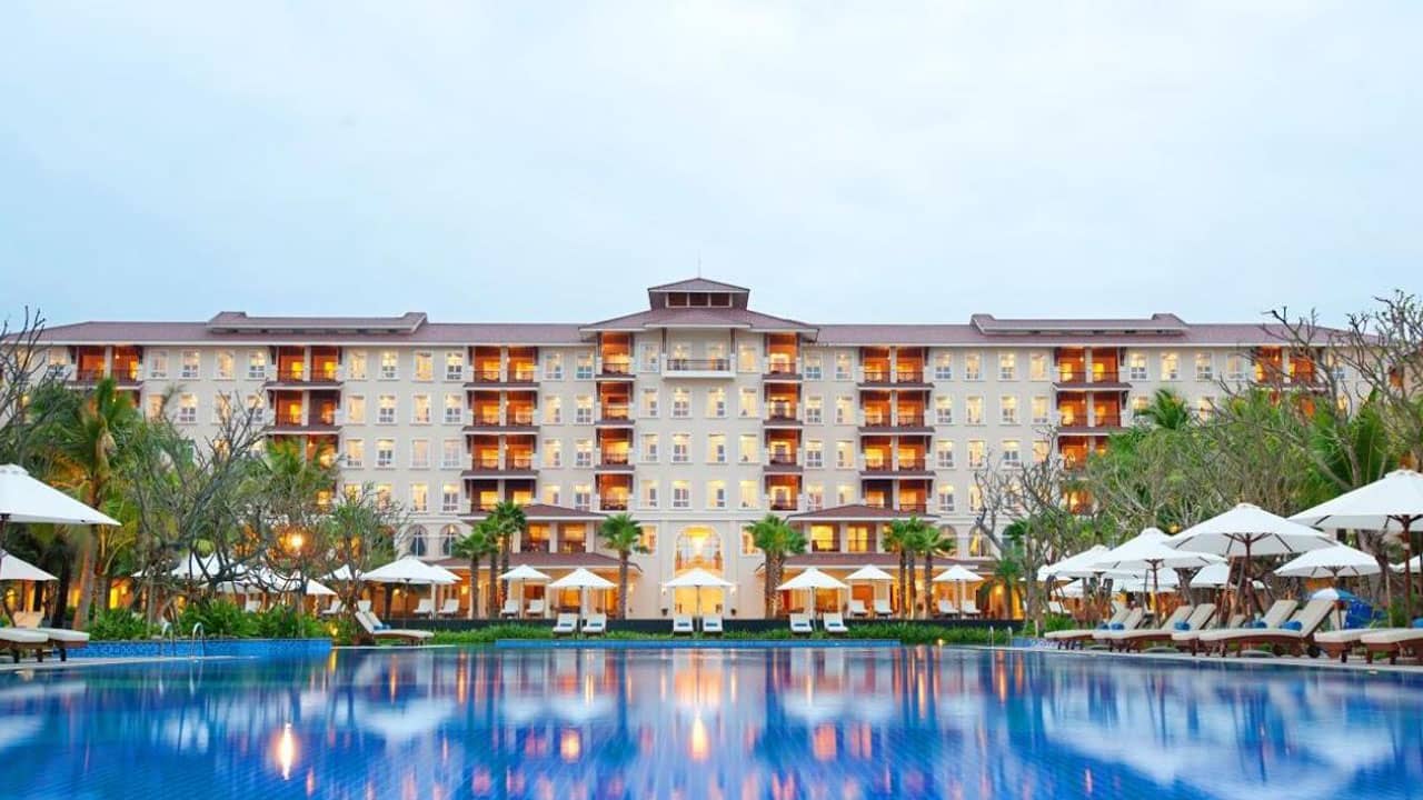 Khung cảnh bao quát Vinpearl resort Đà Nẵng