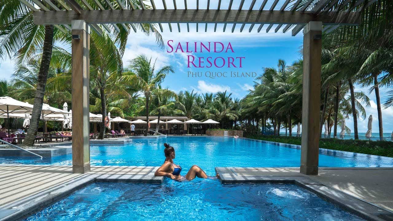 Thư giãn tại bể bơi tuyệt đẹp của Salinda resort