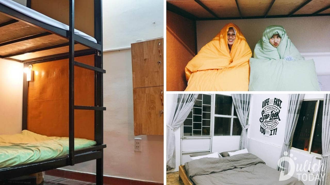 Phòng dorm và phòng đôi trong Halo homestay Đà Nẵng