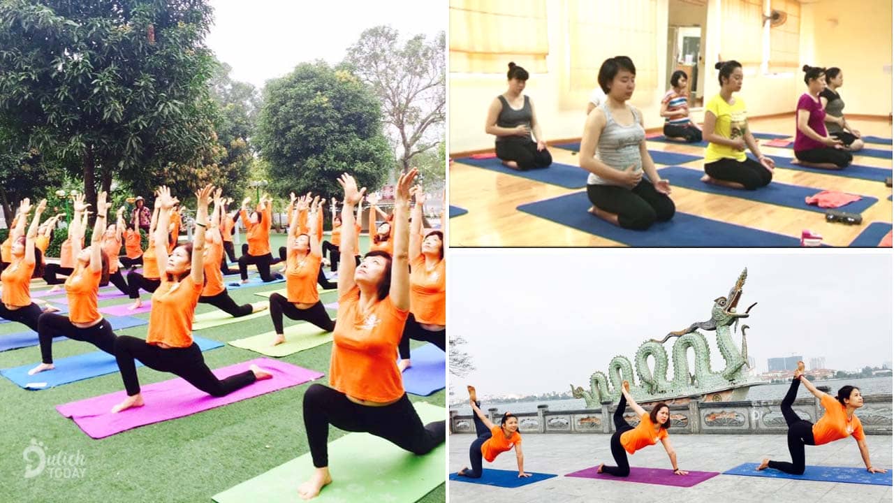 Các động tác yoga ở Ananda nhẹ nhàng, dễ tập, phù hợp với cả mẹ bầu