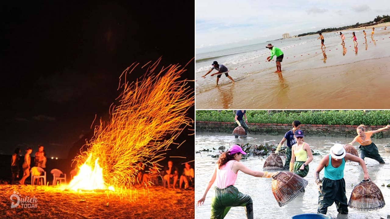 Các hoạt động giải trí trên bãi biển đa dạng tại Hương Phong Hồ Cốc Resort
