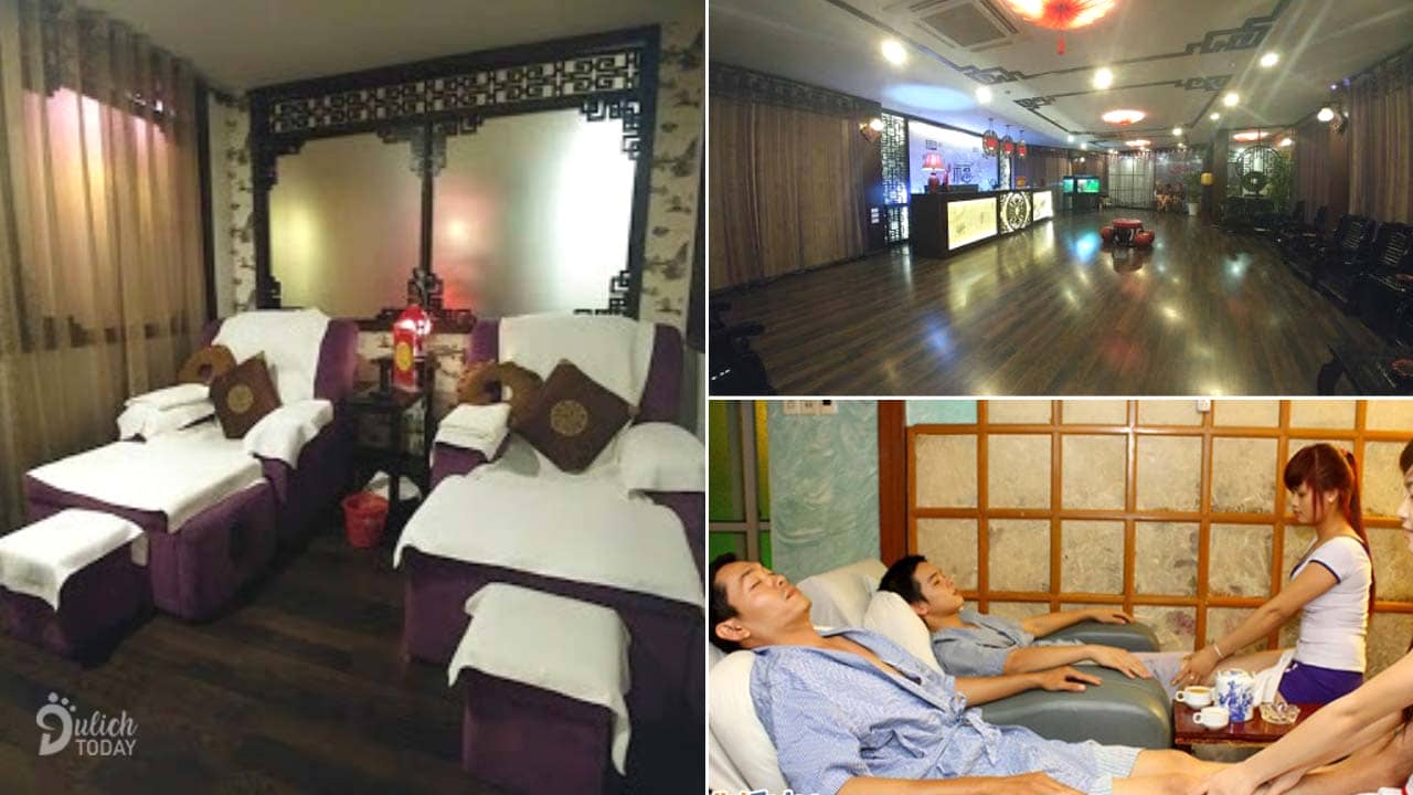 Không gian thoải mái ở Nhật Nguyệt Lâu Massage dễ dàng "ru ngủ" du khách