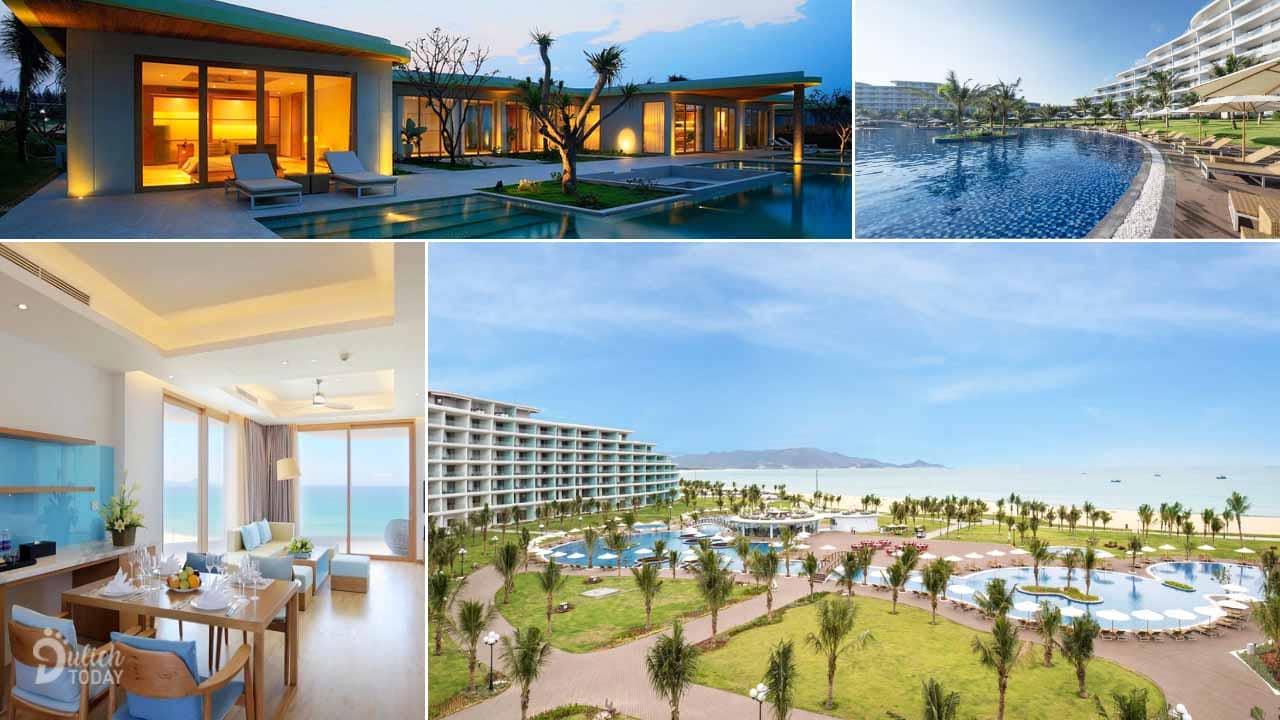 Khu resort FLC Quy Nhơn với nhiều hạng mục công trình dành cho nghỉ dưỡng và giải trí