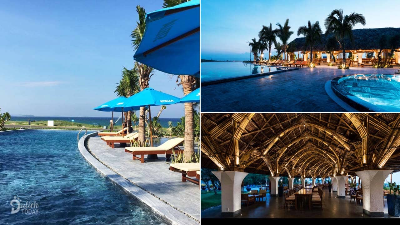 Stelia Resort Phú Yên nằm bên bãi biển là khu nghỉ dưỡng đắt giá nhất trong thành phố