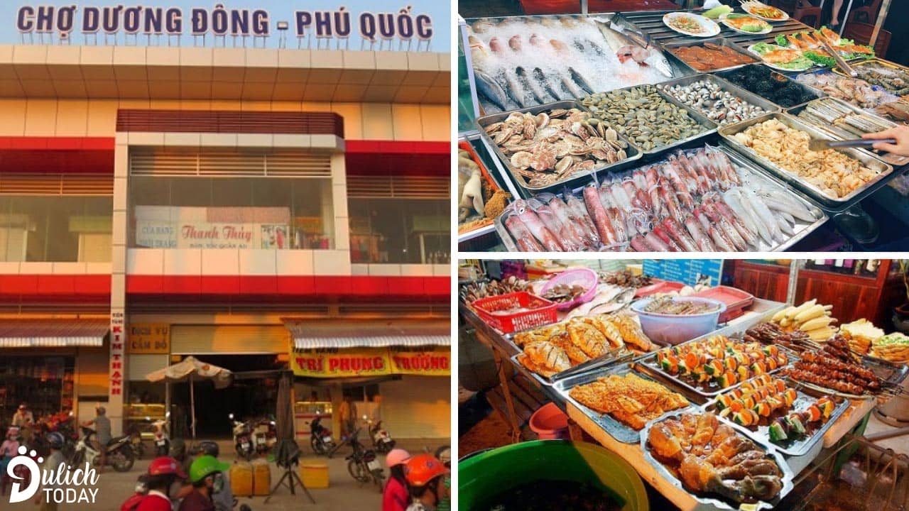 Chợ Dương Đông với muôn vàn loại hải sản của Phú Quốc để bạn lựa chọn