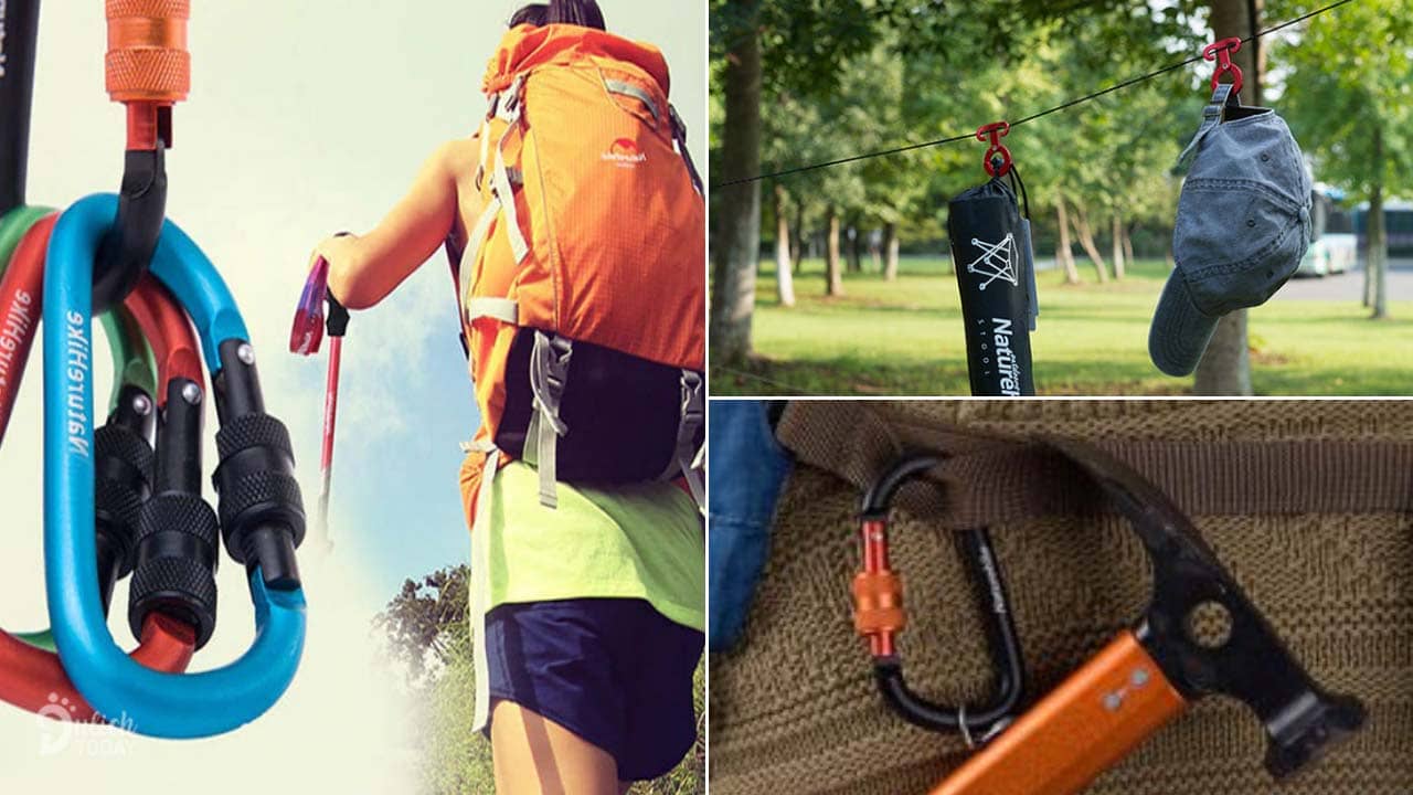 Móc khóa và bộ khóa mang đến sự an toàn, chắc chắn trong chuyến đi cắm trại
