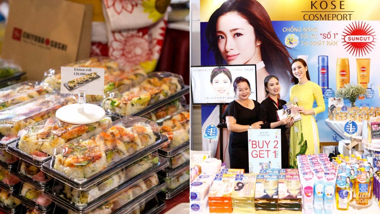Cơ hội ăn uống thỏa thích và mua sắm mỹ phẩm giá ưu đãi tại lễ hội Japan in Vietnam 2019