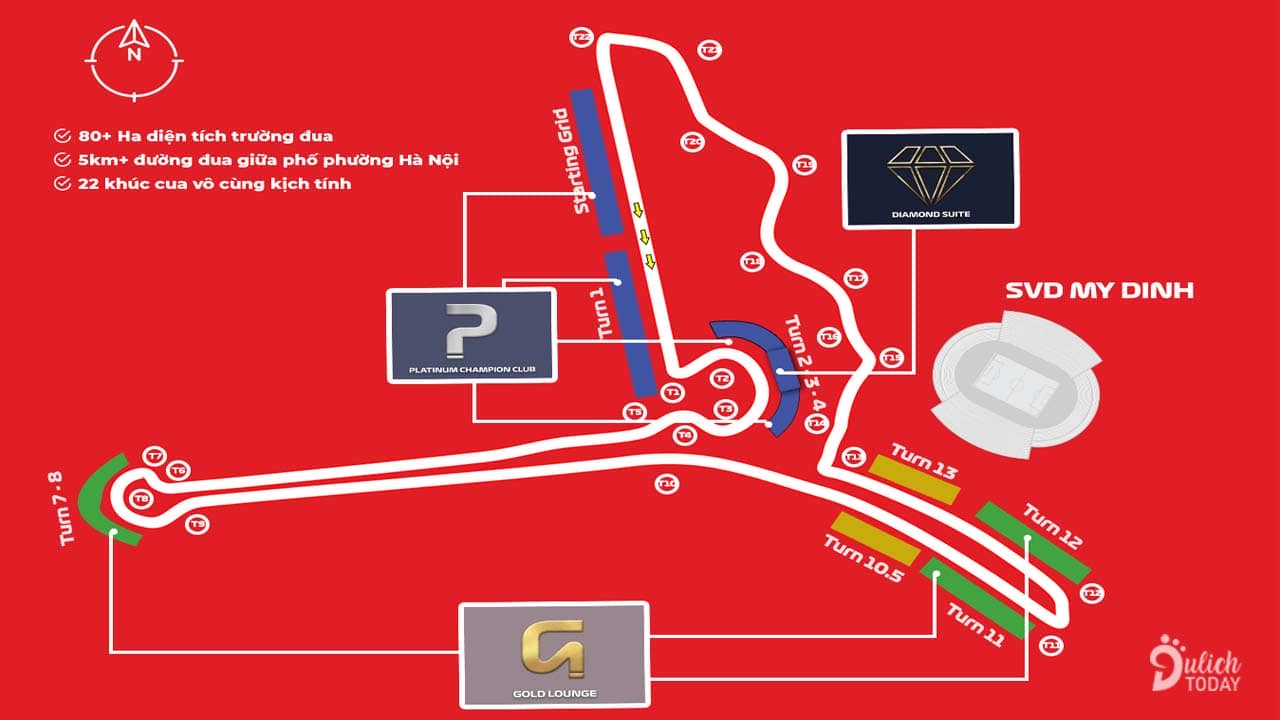 Sơ đồ đường đua F1 Vietnam Grand Prix 2020