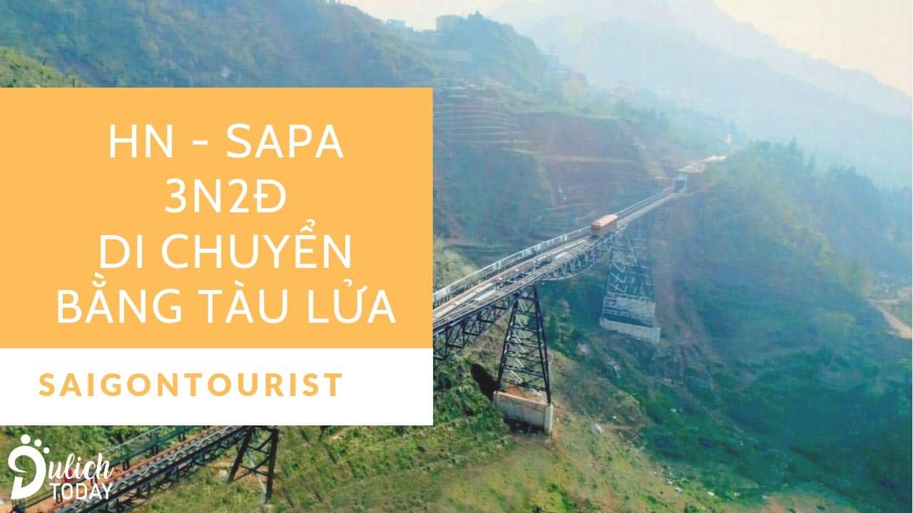 Tour Sapa 3 ngày 2 đêm Saigontourist di chuyển bằng tàu lửa