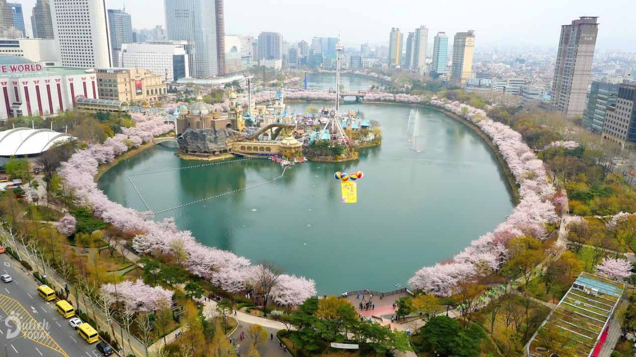 Cảnh đẹp Hàn Quốc trong lành, thoáng mát tại các hồ 