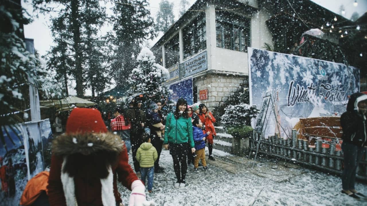 Thử một lần đón Giáng Sinh trong tuyết trắng tại Hàn Quốc