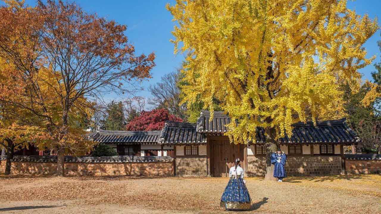 Du lịch Hàn Quốc mùa thu nên thuê hanbok để có ảnh xịn sò