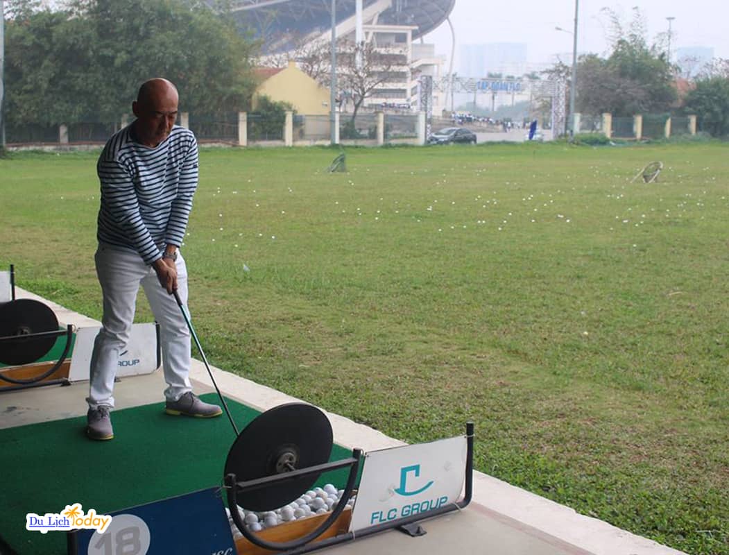 Sân tập golf FLC Golf Net Hà Nội - một trong những địa điểm chơi Golf lớn nhất hiện nay