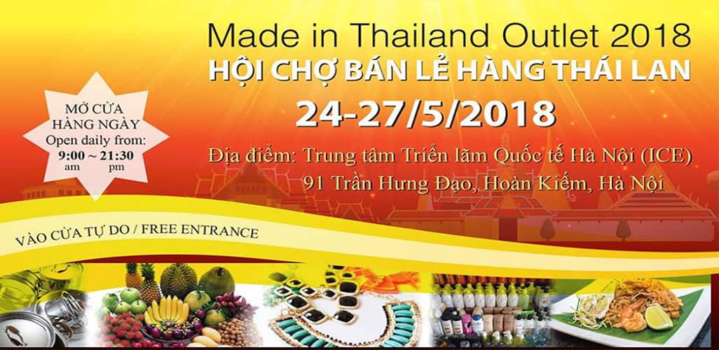 Hội chợ bán lẻ hàng tiêu dùng Thái Lan