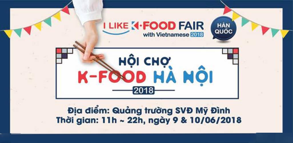 Hội chợ ẩm thực Hàn Quốc tại Hà Nội