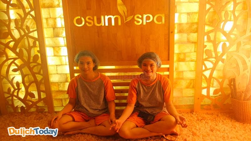 OSum Spa là địa điểm xông hơi massage được rất nhiều bạn trẻ Hà Nội yêu thích.