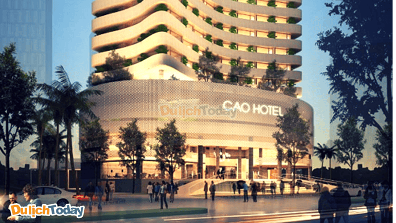 Cao Hotel nằm trên đường Thùy Vân mang lại trải nghiệm mới cho du khách 