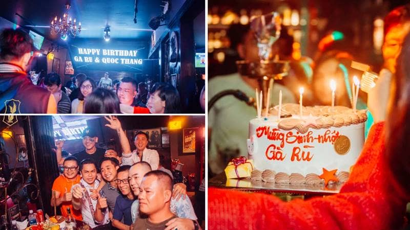 Bữa tiệc sinh nhật sôi động được tổ chức tại B21 Bar ở Đà Lạt. Nguồn: Internet