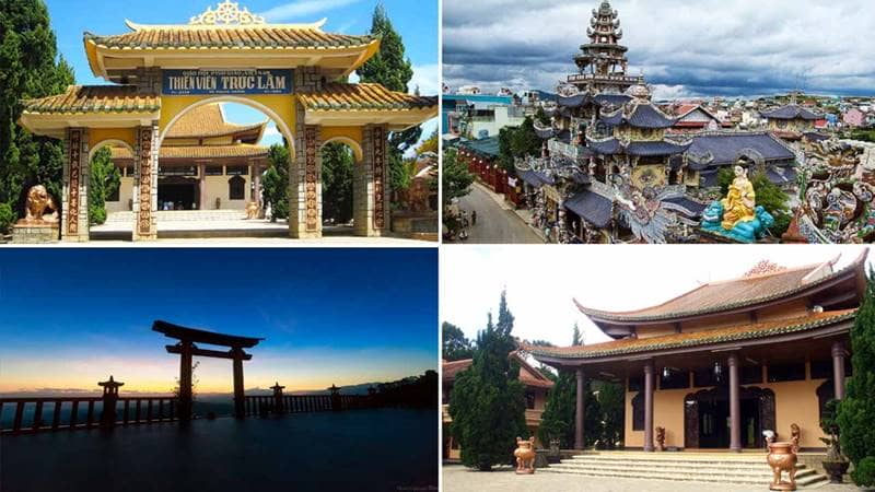 Ghé thăm chùa hoặc Thiền viện nổi tiếng ở Đà Lạt đầu năm mới. Nguồn: Internet