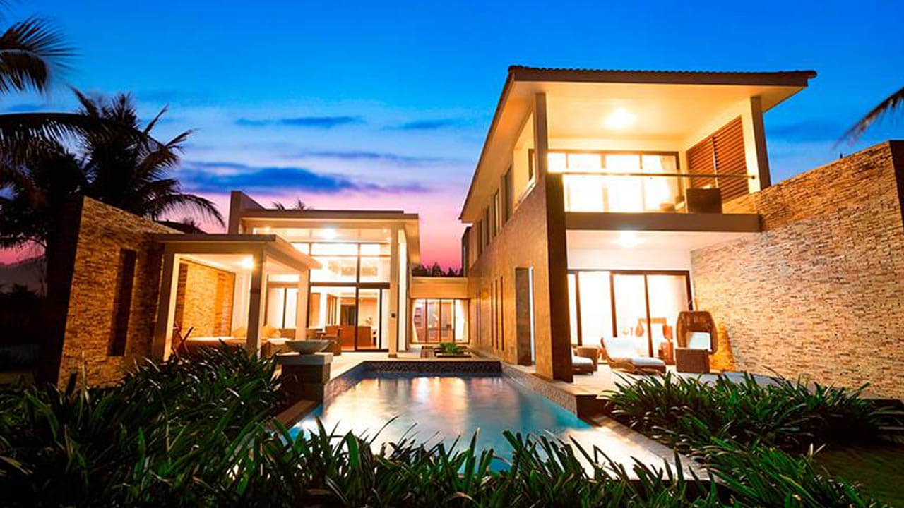 Toàn cảnh một villa trong resort Vinpearl Đà Nẵng