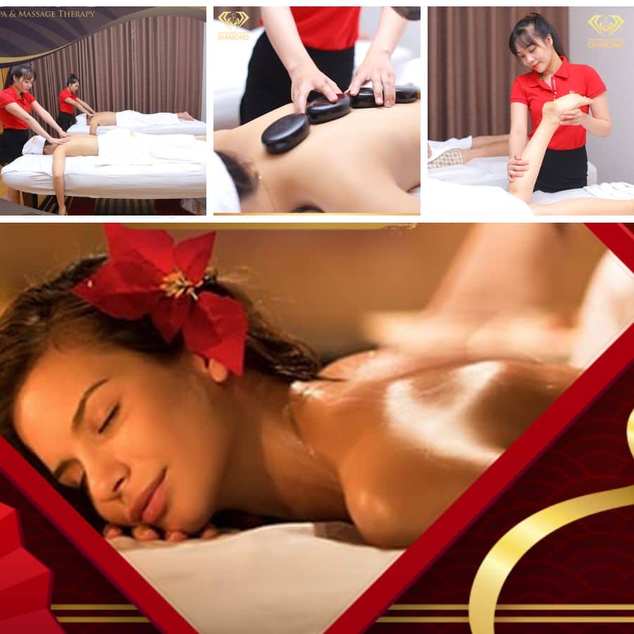 Trải nghiệm nhiều phương pháp massage tại Diamond Spa