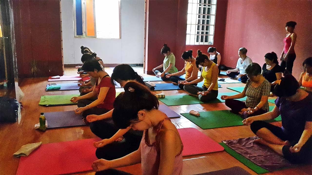 Một buổi thiền tại Siva Yoga. Nguồn: Internet