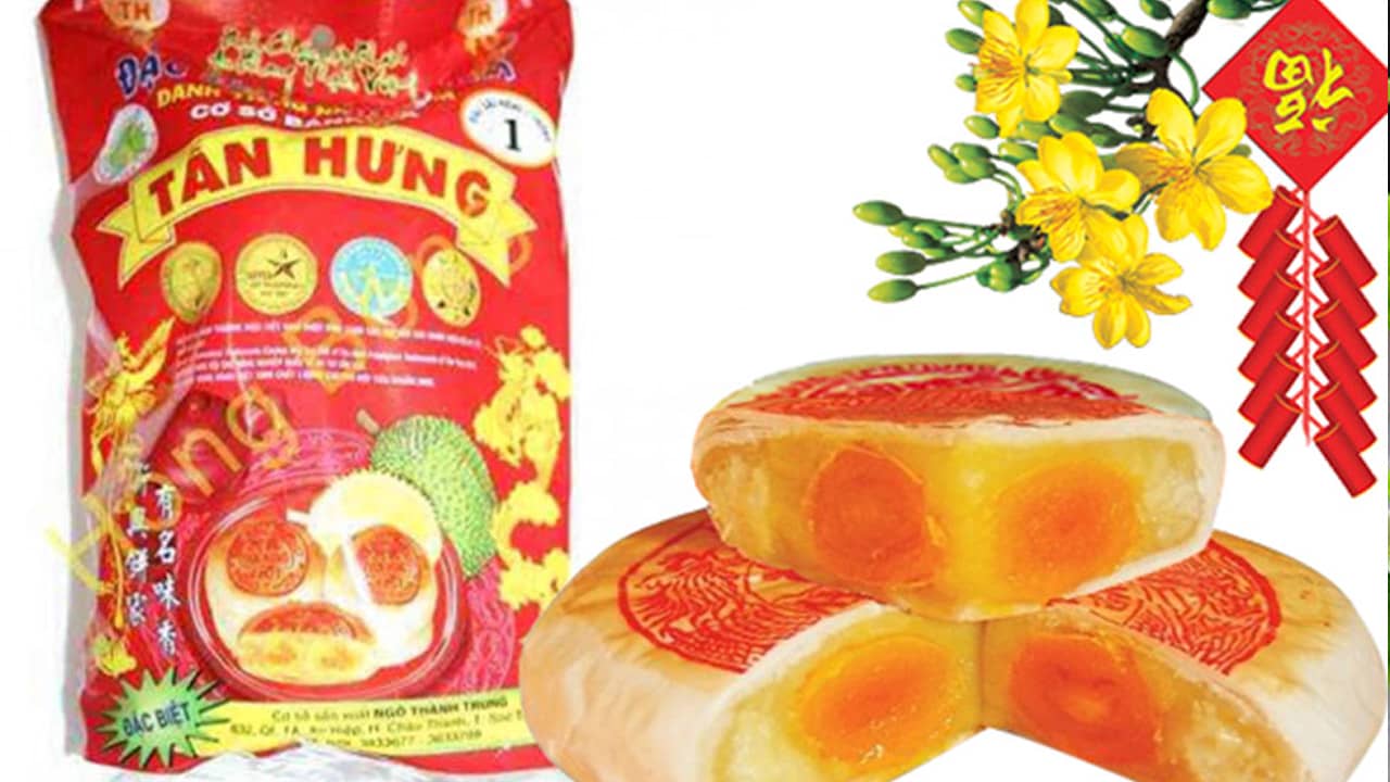 Bánh pía Sóc Trăng đặc sắc với vị ngọt thanh và hương thơm nguyên chất của trái sầu riêng