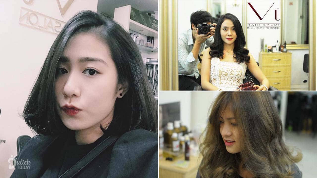 Vũ Hair Salon tóc Hà Nội với những kiểu xoăn bồng bềnh Hàn Quốc