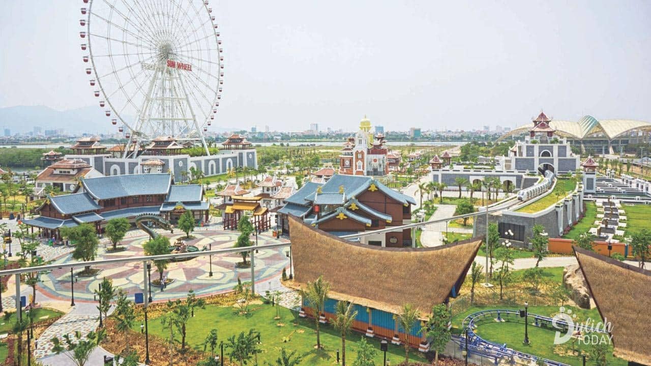 Trải nghiệm các trò chơi giải trí và nét đẹp kiến trúc văn hóa tại Asia Park