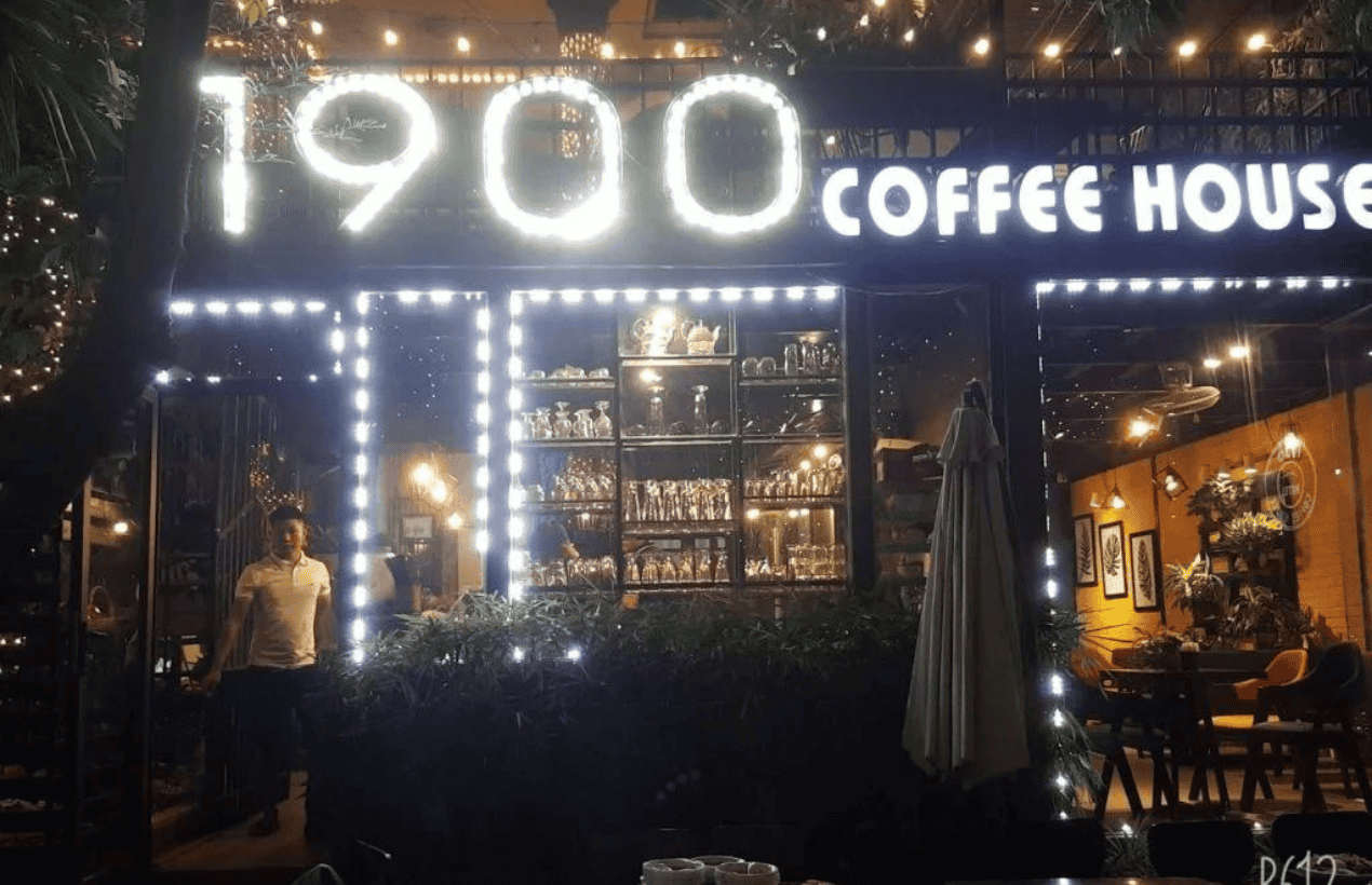 1900 Coffee House - QuÃ¡n cafe BÃ£i ChÃ¡y xinh háº¿t náº¥c