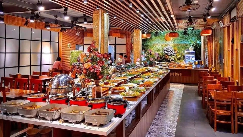 Buffet chay Hương Thiền là một quán ăn ngon Đống Đa rất nổi tiếng