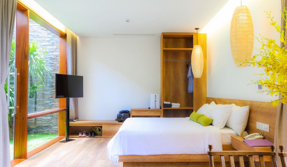 Phòng ngủ tại căn hộ K-House vs Apartment Đà Nẵng