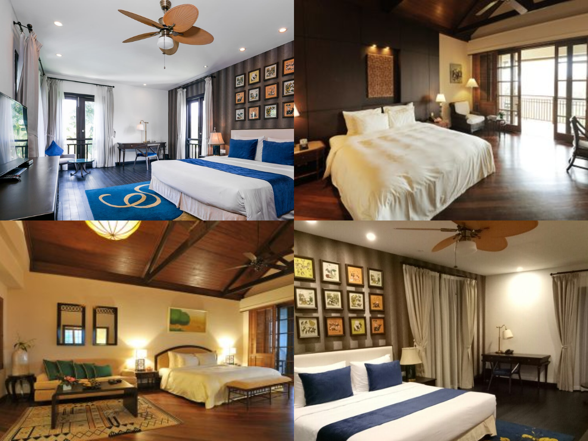 Phòng ngủ Furama Villa được thiết kế sang trọng ấm cúng 
