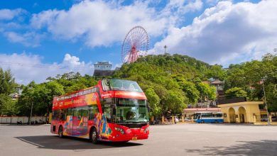 tour xe bus 2 tang tham quan ha long
